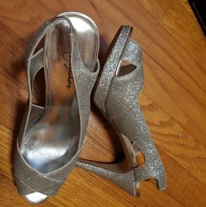 Silver heels